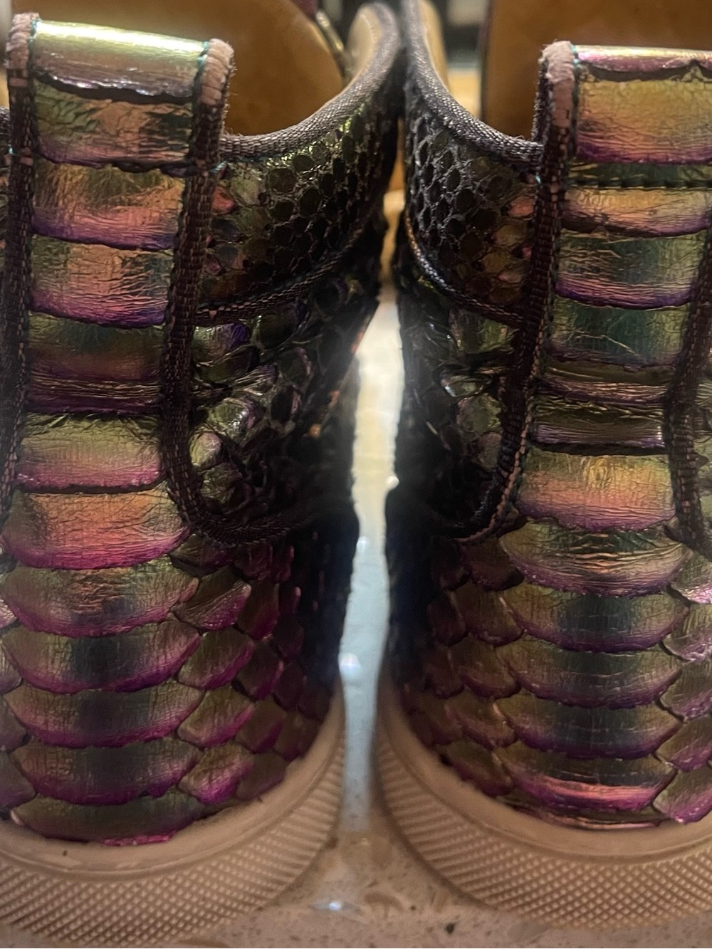Christian Louboutin Python Skin Shoes 36.5 - Picture 4 of 7